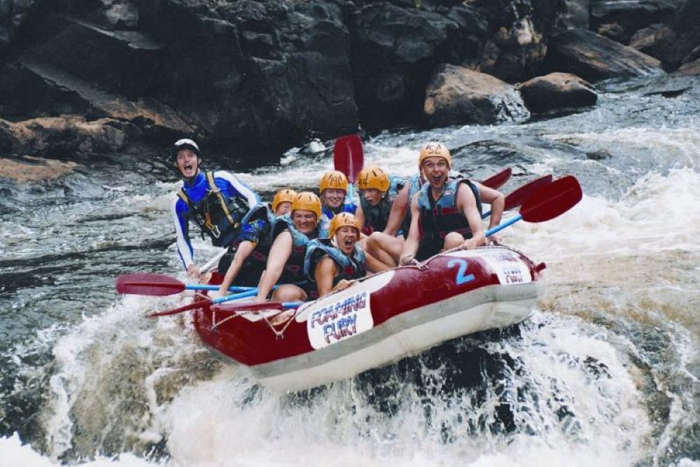 Barron River Rafting departs Port Douglas